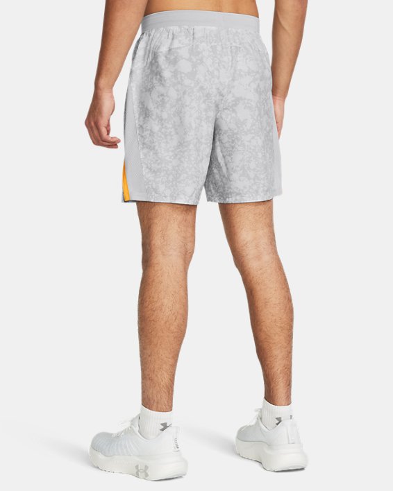 Men's UA Launch Unlined 7" Shorts in Gray image number 1